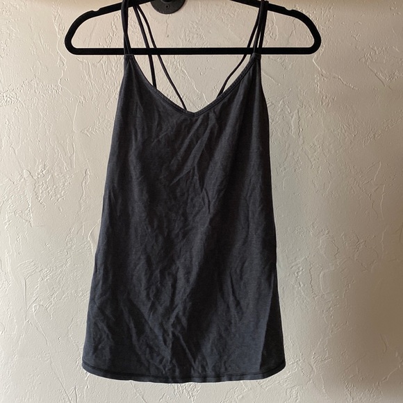 Dark Gray Lululemon top - Picture 1 of 3